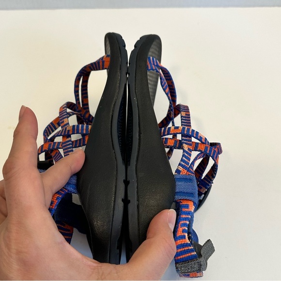 Chaco Unisex Bid Kid's ZX/1 Ecotread Sandals - Barrez Royal Size 4.0 - Picture 5 of 11